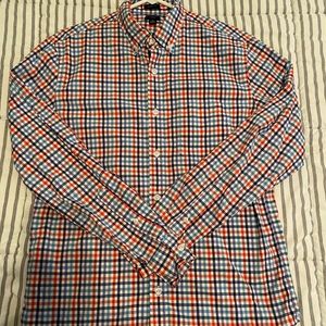 j.crew button down shirt, medium (15/15.5)